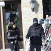 Kim Kardashian et Kanye West font du ski à Aspen. Le 30 décembre 2013.