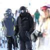 Kanye West fait du du ski à Aspen. Le 30 décembre 2013.