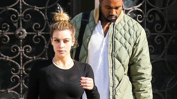 Kim Kardashian : Sans maquillage et avec Kanye West, de retour à Los Angeles