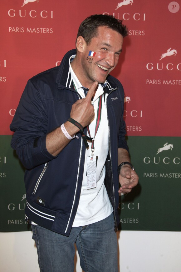 Benjamin Castaldi au Gucci Paris Masters 2013 à Villepinte le 6 décembre 2013.