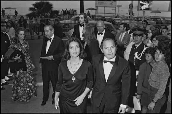 Marcel Bozzuffi et Françoise Fabian au Festival de Cannes 1972