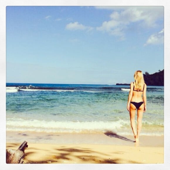 Rosie Huntington-Whiteley, beauté à Hawaï en janvier 2014