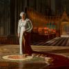 Tableau "Le Théâtre du couronnement, Abbaye de Westminster : un portrait de sa Majesté la reine Elizabeth II", réalisé par l'Australien Ralph Heimans à l'occasion du jubilé de diamant de la monarque britannique en 2012. Accrochée à Westminster, la toile a été vandalisée le 13 juin 2013 par un père en colère, Tim Haries.