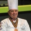 Paul Bocuse lors de la 14e édition des Bocuse d'Or à Chassieu, le 30 janvier 2013