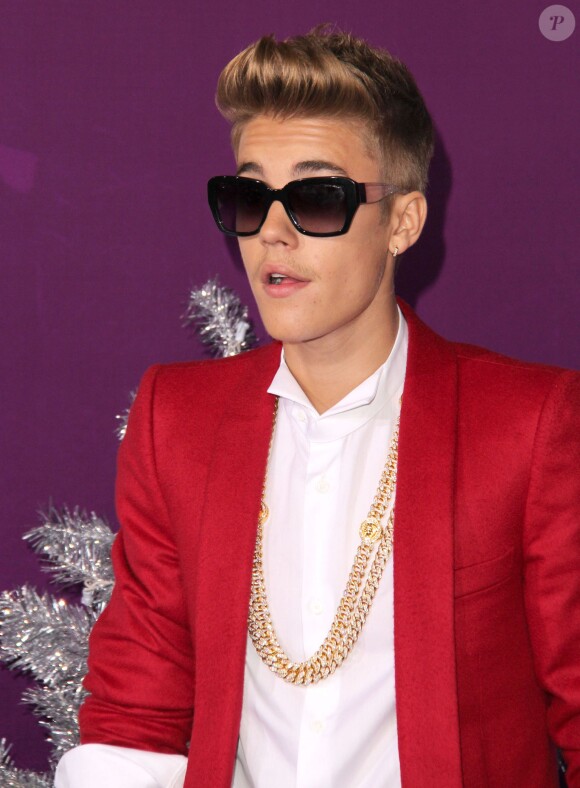 Justin Bieber à la première du film "Justin Bieber's Believe" au Regal Cinemas L.A. Live à Los Angeles le 18 décembre 2013.