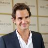 Roger Federer participe a une soirée de la marque de champagne Moët & Chandon à Melbourne, le 9 janvier 2014.
