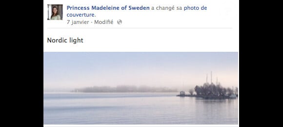 Post de la princesse Madeleine de Suède sur son profil Facebook, le 7 janvier 2014