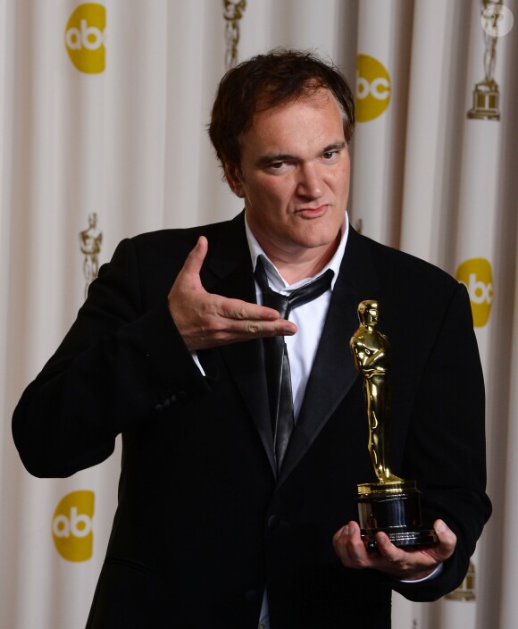 Quentin Tarantino lors des Oscars à Los Angeles, le 24 février 2013.