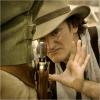 Quentin Tarantino sur le tournage de Django Unchained.