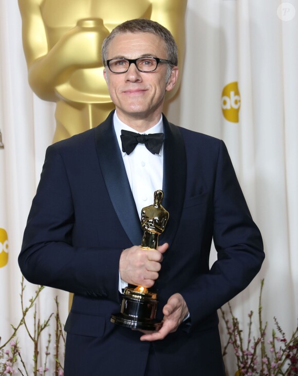 Christoph Waltz lors de la 85e cérémonie des Oscars à Hollywood le 24 février 2013.