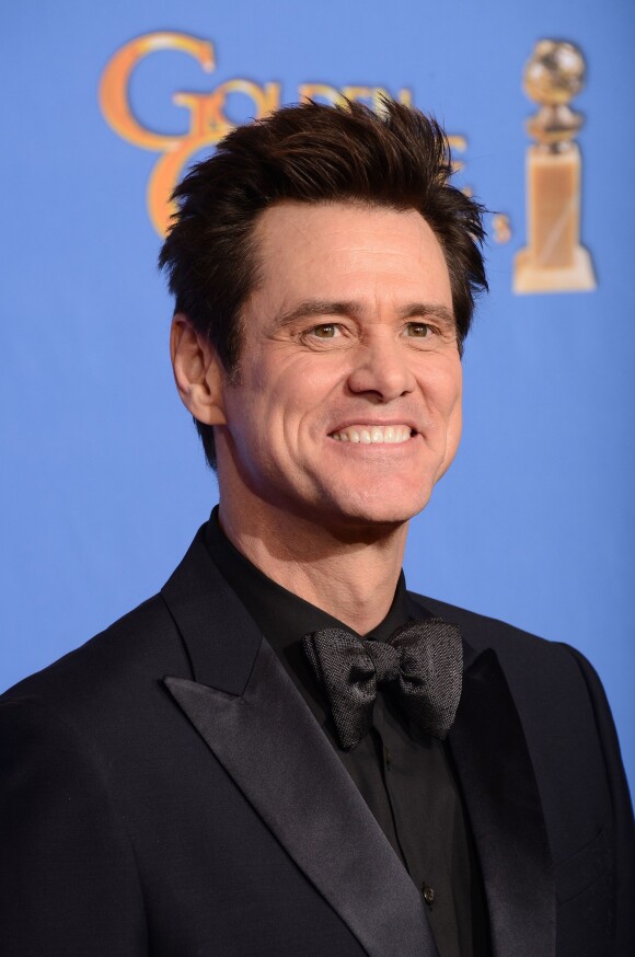 Jim Carrey aux Golden Globes 2014, le 12 janvier.