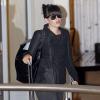 Lily Allen arrive à l'aéroport de Cape Town avant de prendre un vol pour Londres, le 15 janvier 2014.