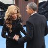Beyonce et Barack Obama à Washington, le 21 janvier 2013.