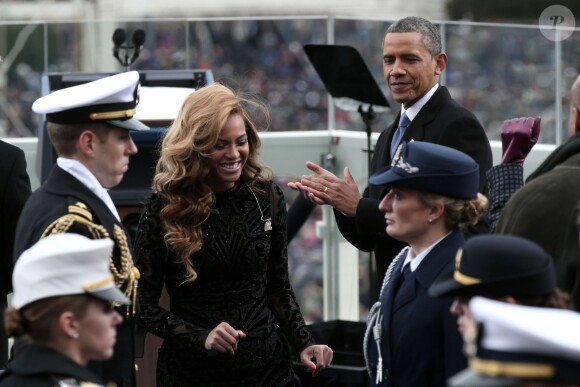 Barack Obama et Beyonce à Washington le 21 janvier 2013.