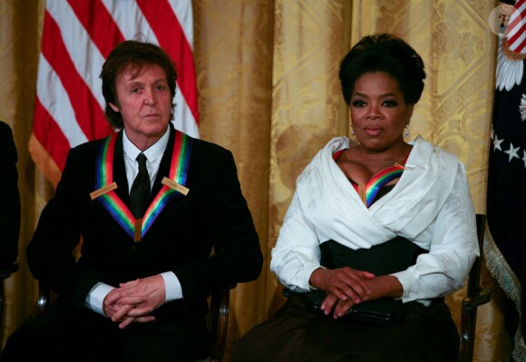 Paul McCartney et Oprah Winfrey le 5 décembre 2010 à Washington.