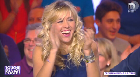 Enora Malagré dans l'émission "Touche pas à mon poste", du 20 janvier 2014.