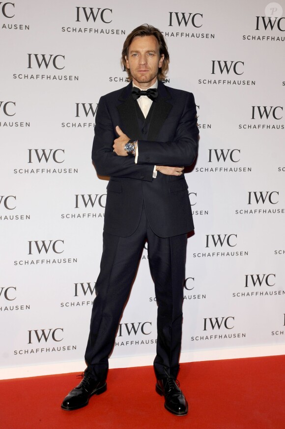 Ewan McGregor - Gala "Inside The Wave" de la marque IWC Schaffhausen à l'occasion du Salon International de la Haute Horlogerie à Genève le 21 janvier 2014.