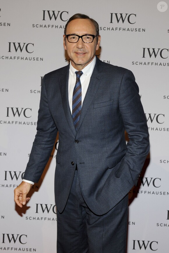 Kevin Spacey - Gala "Inside The Wave" de la marque IWC Schaffhausen à l'occasion du Salon International de la Haute Horlogerie à Genève le 21 janvier 2014.