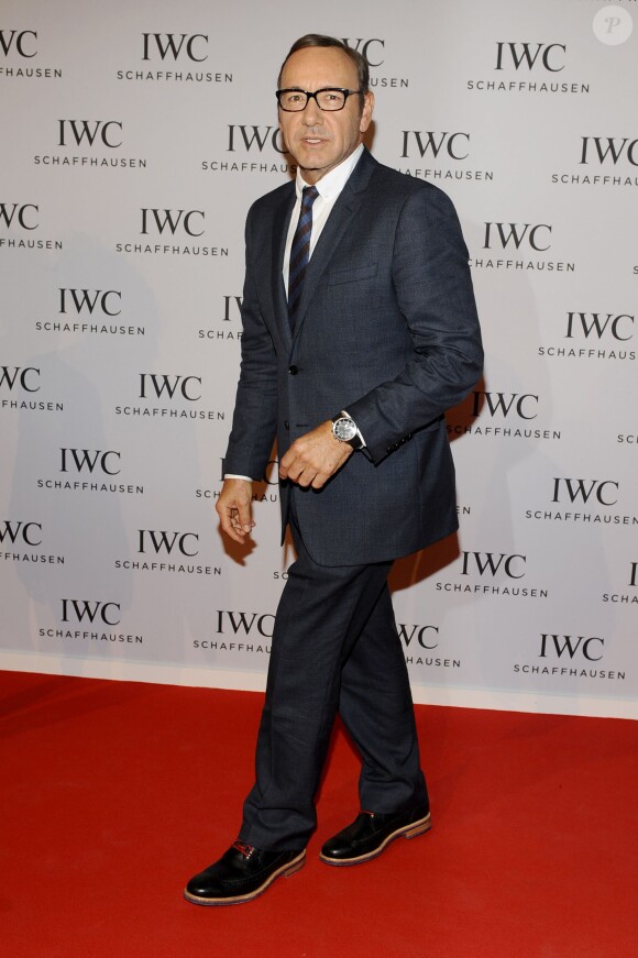 Kevin Spacey - Gala "Inside The Wave" de la marque IWC Schaffhausen à l'occasion du Salon International de la Haute Horlogerie à Genève le 21 janvier 2014.