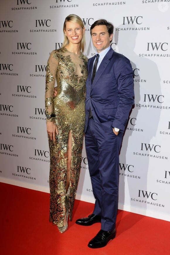 Karolina Kurkova et son époux Archie Drury - Gala "Inside The Wave" de la marque IWC Schaffhausen à l'occasion du Salon International de la Haute Horlogerie à Genève le 21 janvier 2014.