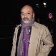 Christian Louboutin arrive à l'hôtel Salomon de Rotschild pour assister au défilé Valentino haute couture. Paris, le 22 janvier 2014.