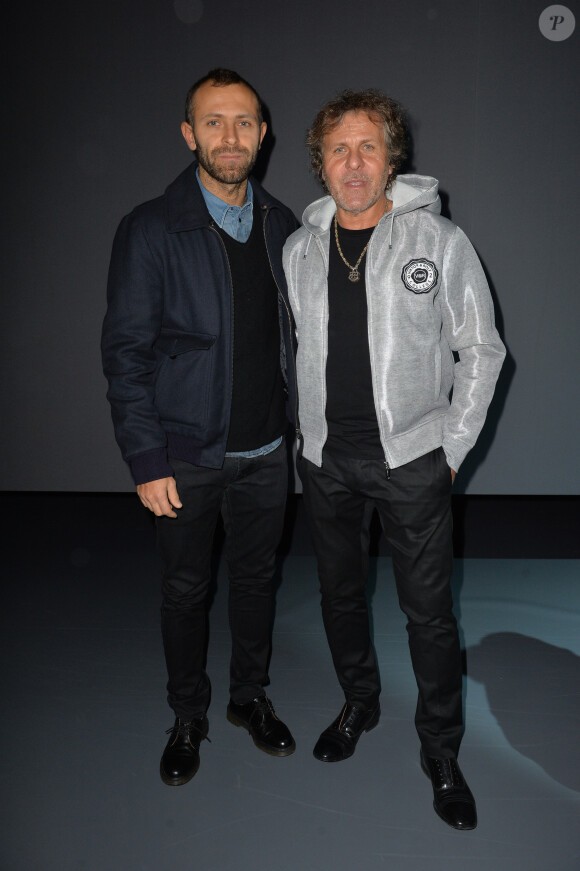 Stefano et Renzo Rosso lors du défilé Viktor & Rolf haute couture à l'Espace Vendôme. Paris, le 22 janvier 2014.