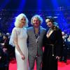 Fearne Cotton, Keith Lemon et Kelly Brook assistent aux National TV Awards à Londres, le 22 janvier 2014.