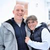 Zara Phillips et Mike Tindall le 21 décembre 2010 dans le Gloucestershire, au moment de l'annonce de leurs fiançailles. Le couple a eu le 17 janvier 2014 son premier enfant, une petite fille, Mia Grace Tindall.