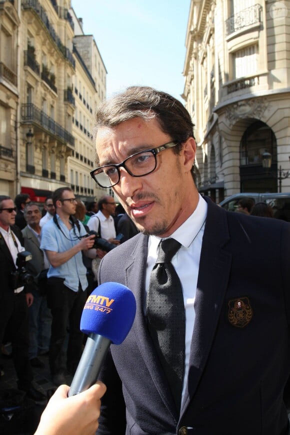 L'avocat Karim Achoui à Paris le 20 août 2013