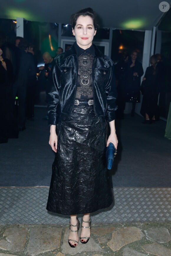 Amira Casar lors du Dîner de la mode pour le Sidaction au Pavillon d'Armenonville à Paris, le 23 janvier 2014