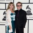 Mariana et Paul Williams arrivent au Staples Center pour la 56e édition des Grammy Awards. Los Angeles, le 26 janvier 2014.
