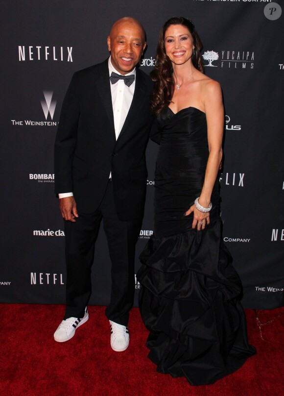 Russell Simmons et Shannon Elizabeth à Beverly Hills, le 12 janvier 2014.
