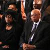 Winnie Mandela et Jacob Zuma le 8 décembre 2013 à Johannesbourg.