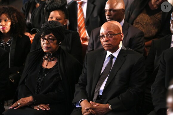 Winnie Mandela et Jacob Zuma le 8 décembre 2013 à Johannesbourg.