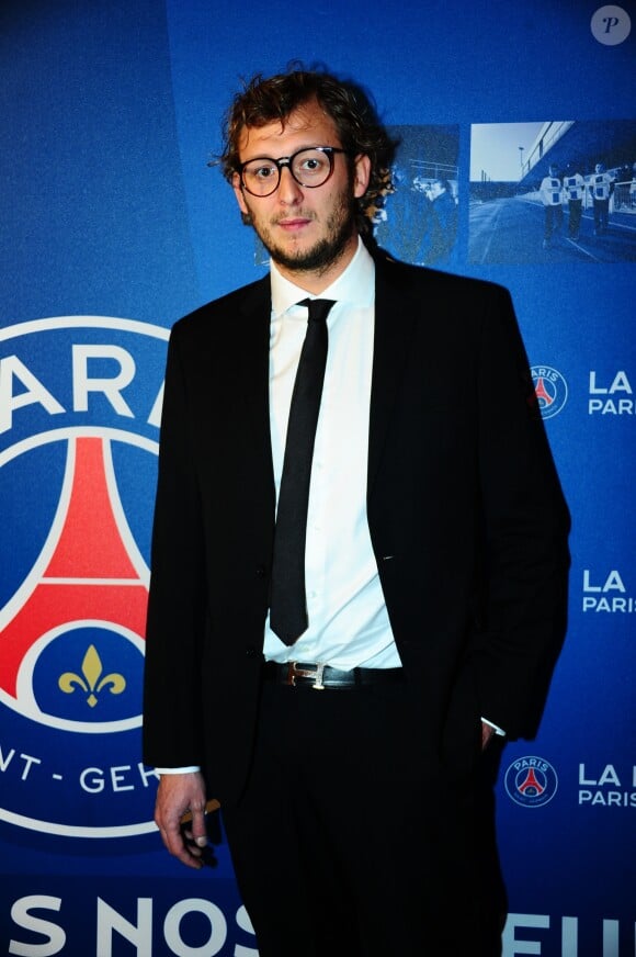 Amaury Leveaux lors du dîner de gala de la Fondation PSG, le 28 janvier 2014, au Pré Catelan à Paris