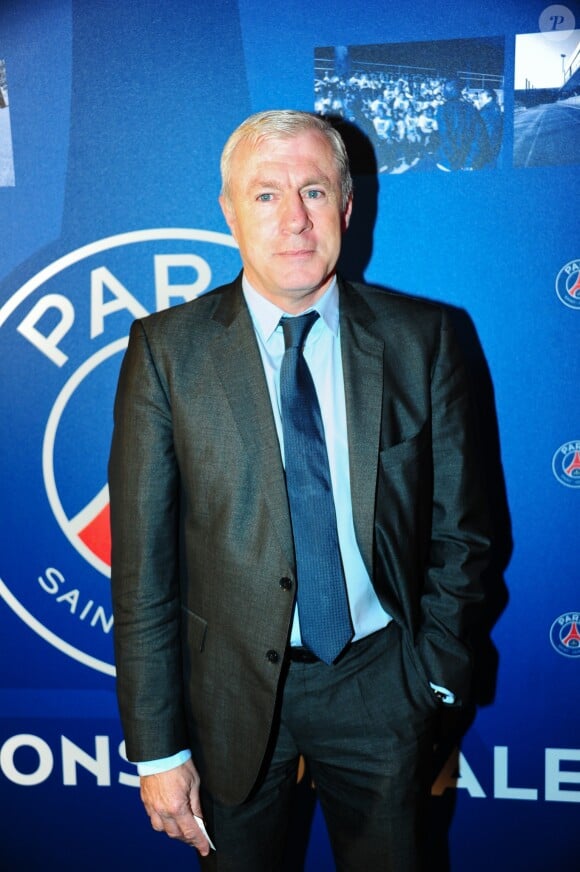 Luis Fernandez lors du dîner de gala de la Fondation PSG, le 28 janvier 2014, au Pré Catelan à Paris