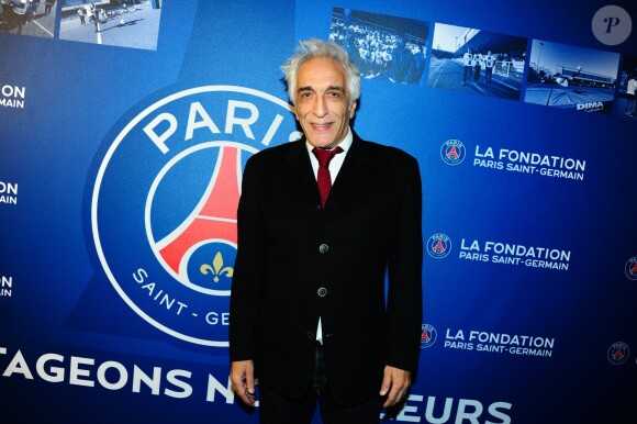 Gérard Darmond lors du dîner de gala de la Fondation PSG, le 28 janvier 2014, au Pré Catelan à Paris