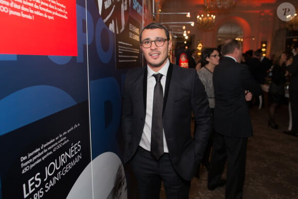 Brahim Asloum lors du dîner de Gala de la Fondation PSG au Pré Catelan à Paris le 28 janvier 2014