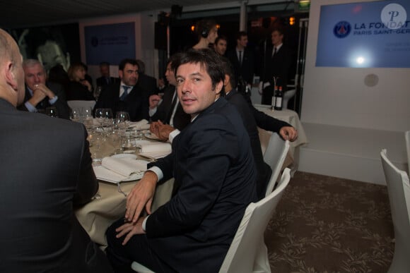 Sébastien Grosjean lors du dîner de Gala de la Fondation PSG au Pré Catelan à Paris le 28 janvier 2014