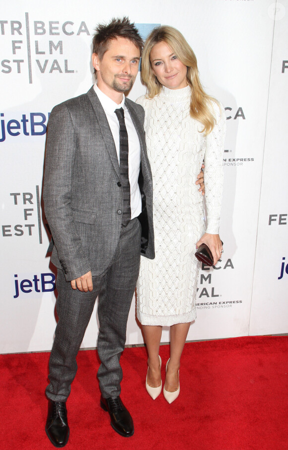 Matthew Bellamy et Kate Hudson à New York, le 22 avril 2013.