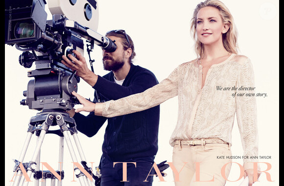 Kate Hudson, photographiée par Mikael Jansson pour la campagne publicitaire printemps-été 2014 d'Ann Taylor.