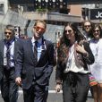 Andrea Casiraghi et Tatiana Santo Domingo lors du Grand Prix de Formule 1 de Monaco le 26 mai 2013