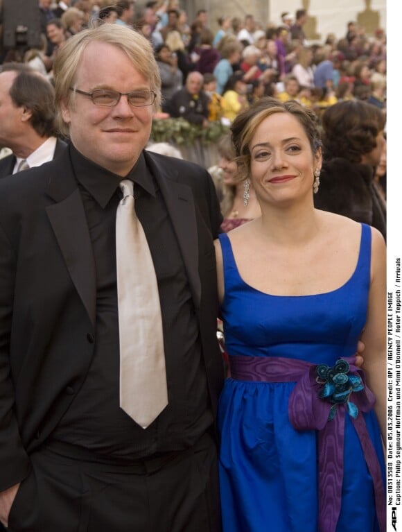 Philip Seymour Hoffman et sa compagne Mimi O'Donnell en 2006.