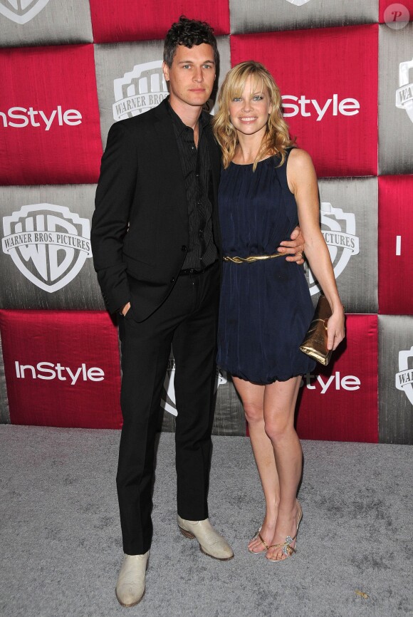 Sarah Jane Morris et son mari à la soirée In Style Golden Globe Party au Beverly Hilton Hotel, le 1 janvier 2009.