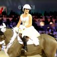 Jessica Springsteen - Dans le cadre du Gucci Paris Masters a eu lieu l'epreuve "Style &amp; Competition for AMADE" à Villepinte le 7 décembre 2013.