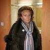 Bernadette Chirac en visite à l'hôpital Pellegrin pour l'opération Pièces Jaunes à Bordeaux, le 5 février 2014.