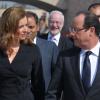 François Hollande et Valérie Trierweiler à New Delhi, le 14 février 2013.