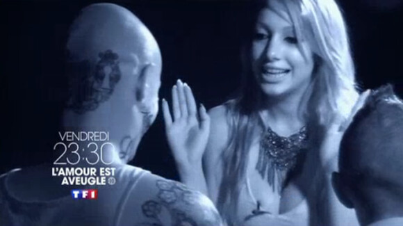 Sandrine découvre que Lorenzi a des piercings aux tétons dans L'Amour est aveugle, saison 3 - de retour sur TF1 le 7 février 2014 à 23h30