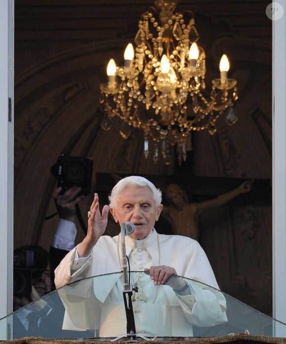 Benoît XVI au Vatican le 28 février 2013.