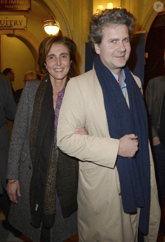 Fabrice Roger Lacan à la générale de la pièce "La porte à côté" au Théâtre Édouard VII à Paris, le 10 fevrier 2014.
